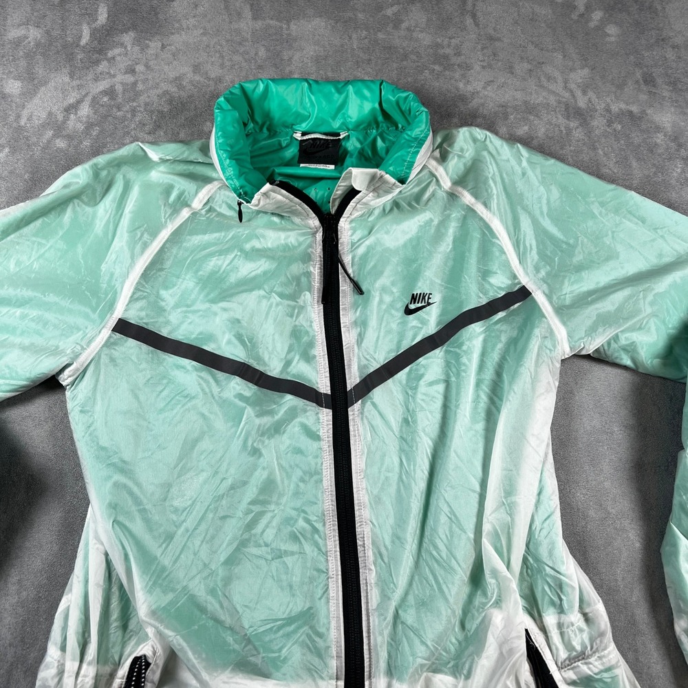 Nike Track & Field Windrunner Jacket Mint Green White Full Zip 524047-384 Mens S